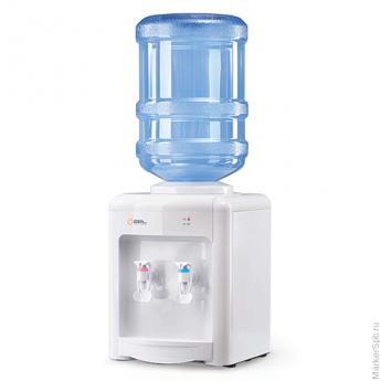 Кулер для воды AEL TD-AEL-340, настольный, нагрев/охлаждение, 2 крана, белый, 00134