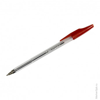 Ручка шариковая 'OfficeSpace', красная, 1мм, 10 шт/в уп