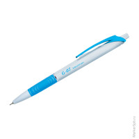 Ручка шариковая автоматическая 'G-07', синяя, 0,7мм, грип, 12 шт/в уп