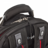 Рюкзак WENGER, универсальный, черный, красные вставки, 38 литров, 34х23х48 см, 667720240