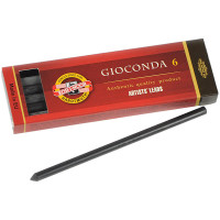Грифели для цанговых карандашей Koh-I-Noor 'Gioconda', 2B, 5,6мм, 6шт., круглый, комплект 6 шт
