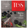 Чай TESS (Тесс) "Berry Bar", черный с ароматом ежевики и черной смородины, 20 пирамидок по 1,8 г, 0785-12