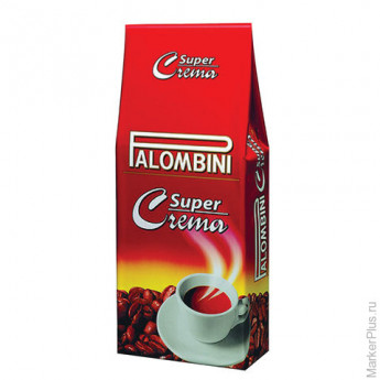 Кофе в зернах PALOMBINI "Super Crema" (Паломбини "Супер Крема"), натуральный, 1000 г, вакуумная упак