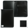 Папка на молнии пластиковая BRAUBERG 'Contract', А4, 335х242 мм, внутренний карман, черная, 225162