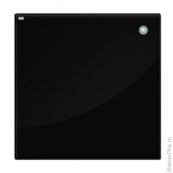 Доска стеклянная магнитно-маркерная 60x80 см, черная, OFFICE, "2х3", TSZ86 B