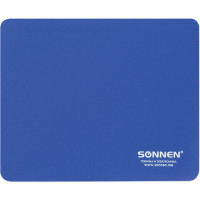 Коврик для мыши SONNEN 'BLUE', резина+ткань, 220х180х3 мм, 513308