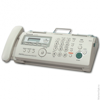 Факс PANASONIC KX-FP218 RUB, печать на обычной бумаге 70-80 г/м2, А4, АОН, автоответчик