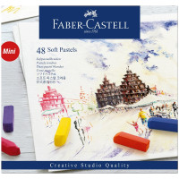 Пастель Faber-Castell 'Soft pastels', 48 цв., мини, картон. упак.