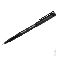 Ручка капиллярная черная, 0,4 мм, 12 шт/в уп