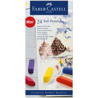 Пастель Faber-Castell 'Soft pastels', 24 цв., мини, картон. упак.