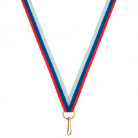 Лента для медалей 10 мм цвет триколор LN5f