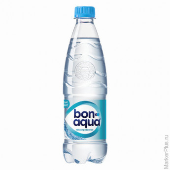 Вода негазированная питьевая BONAQUA (БонАква), 0,5 л, пластиковая бутылка, 739921 12 шт/в уп
