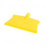 Скребок для пола FBK 270x110мм, цельнолитой пластик желтый 28283-4