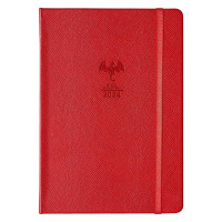 Ежедневник датированный 2024, Infolio, 140х200мм, 352 с.Dragon I1300emb/red