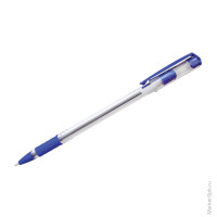 Ручка шариковая 'School', синяя, 1мм, грип, на масляной основе, 12 шт/в уп