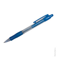 Ручка шариковая автоматическая 'SUPER GRIP', синяя, 1мм, синий тонированный корпус, грип, 12 шт/в уп