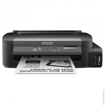Принтер струйный монохромный EPSON M105, A4, 1440x720, 34 стр./мин., СНПЧ, Wi-Fi, без кабеля USB, C1