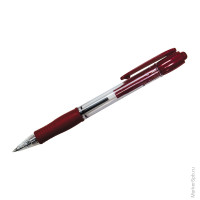 Ручка шариковая автоматическая 'SUPER GRIP', красная, 0,7мм, красный корпус, грип, 12 шт/в уп