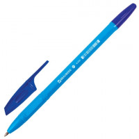 Ручка шариковая BRAUBERG X-333 NEON SOLID, СИНЯЯ, корпус ассорти, узел 0,7мм, линия 0,35мм, BP156
