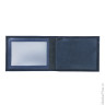Обложка для удостоверения BEFLER "Грейд", натуральная кожа, с окном, синий, F.13.-9