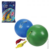Шары воздушные 16' (41 см), комплект 25 шт., панч-болл (шар-игрушка с резинкой), 12 пастельных цвето, комплект 25 шт