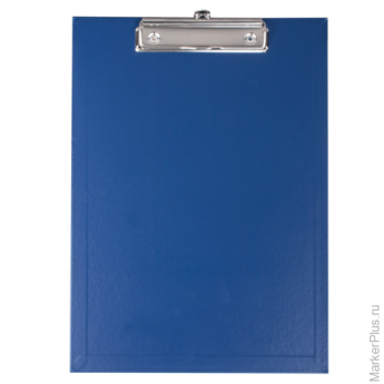Доска-планшет ERICH KRAUSE "Standard" с верхним прижимом, 22,7*31,5см, картон/бумвинил, синяя, 755