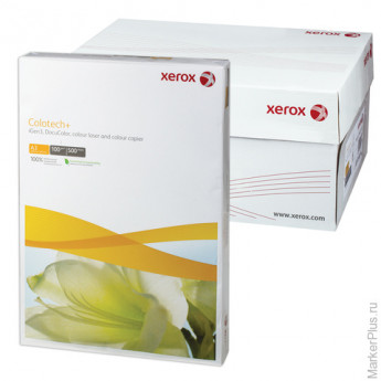 Бумага XEROX COLOTECH PLUS, А3, 100 г/м2, 500 л., для полноцветной лазерной печати, А++, 17