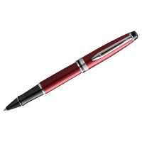 Ручка-роллер Waterman 'Expert Dark Red Lacquer CT', черная, 0,8мм, подарочная упаковка