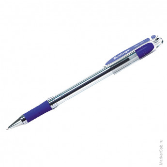 Ручка шариковая 'I-15', синяя, 0,7мм, грип, 12 шт/в уп