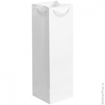 Пакет подарочный под бутылку Vindemia, белый арт.75556.60