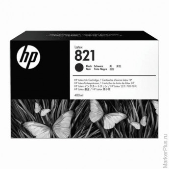Картридж струйный HP (G0Y89A) Latex 110 Printer №821, цвет черный, оригинальный, объем 400 мл