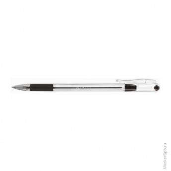 Ручка шариковая "Mega Soft", черная, 0,5мм, грип