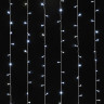 Электрогирлянда-занавес комнатная "Штора" 3х2 м, 144 LED, холодный белый свет, 220 V, ЗОЛОТАЯ СКАЗКА, 591351