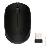 Мышь беспроводная LOGITECH B170, 2 кнопки + 1 колесо-кнопка, оптическая, черная, 910-004798