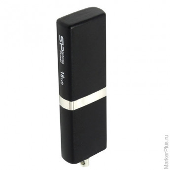 Флэш-диск 16 GB, SILICON POWER 710 USB 2.0, черный, SP16GBUF2710V1K