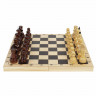 Шахматы турнирные, деревянные, лакированные, глянцевые, доска 40*40 см, ЗОЛОТАЯ СКАЗК, 665363