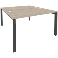 Рабочая станция ONIX-П двойная П м/к O.MP-D.RS-2.3.8 аттик дуб/антрацит