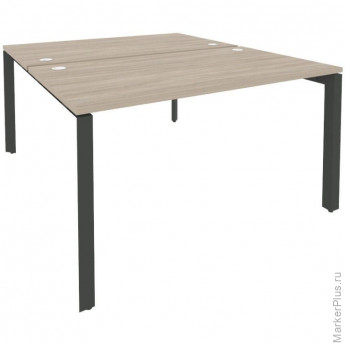 Рабочая станция ONIX-П двойная П м/к O.MP-D.RS-2.3.8 аттик дуб/антрацит