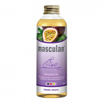 Масло массажное Masculan 200 мл расслабляющее, аромат тропических фруктов