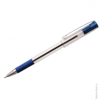 Ручка шариковая "Mega top", синяя, 0,6мм, грип