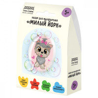 Набор для мыловарения ТРИ СОВЫ 'Милый Йорк', 1 мыло с картинкой, картонная коробка