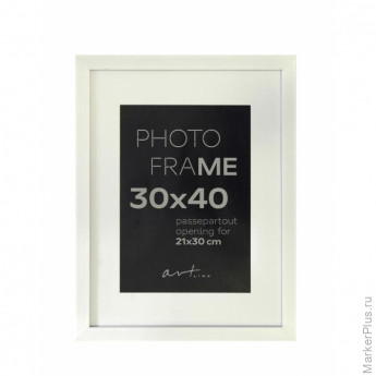 Фоторамка с паспарту Gloria White 30x4_37331