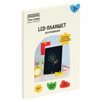 Планшет для рисования LCD, ТРИ СОВЫ, 8,5', белый