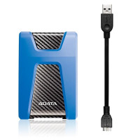 Портативный HDD ADATA HD650 1Tb 2.5, USB 3.1, синий, AHD650-1TU31-CBL