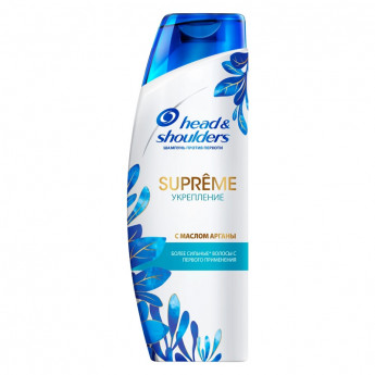 Шампунь для волос Head&Shoulders "Supreme Укрепление", с маслом арганы, 300мл