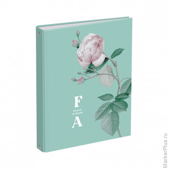 Тетрадь на кольцах А5, 120л., BG "Flower art", матовая ламинация