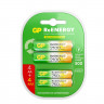 Батарейки аккумуляторные GP ReEnergy Ni-Mh НАБОР 8 шт. (ПРОМО 4+4), AA+ААА (HR6+HR03), 2000 mAh + 750 mAh, 210AAHC/75AAAHC, комплект 8 шт