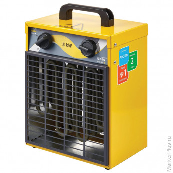 Тепловая пушка электрическая BALLU BHP-ME-5, 4500 Вт, 220 B, терморегулятор, прямоугольная, желтая, НС-1069379