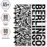 Бизнес-тетрадь А5+, 80л., Berlingo 'Monochrome', клетка, на кольцах, с возм. замены блока, 80г/м2, пластик. обложка 700мкм, линейка-закладка