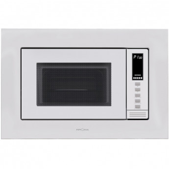 Встраиваемая микроволновая печь KRONA LAUNE 60 WH DOTS K, глуб.30см, белая